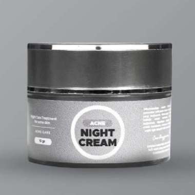 Benings Acne Night Cream Bening Skincare Jerawat Wajah Krim Bruntusan