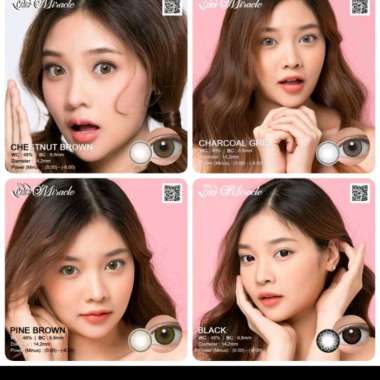 Softlens Miracle by Living Color (MINUS) Chestnut Brown