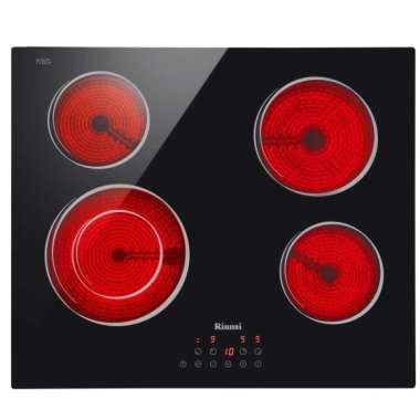 RINNAI Kompor Listrik Vitro Ceramic Tanam 4 Tungku - RB-6024E-CB