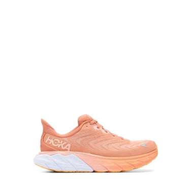 SEPATU LARI WANITA HOKA ONE ONE ARAHI 6 SUN BAKED/SHELL CORAL ORIGINAL 9