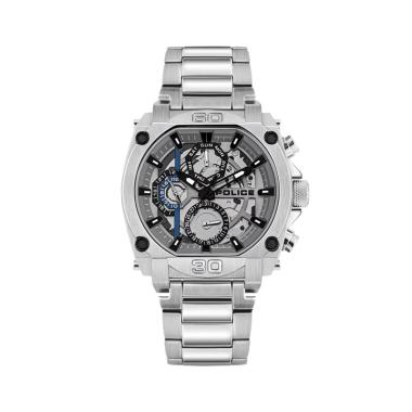 Police Montre Norwood Multifunction Jam Tangan Pria [Original/ JS-13M/15742] Grey Silver