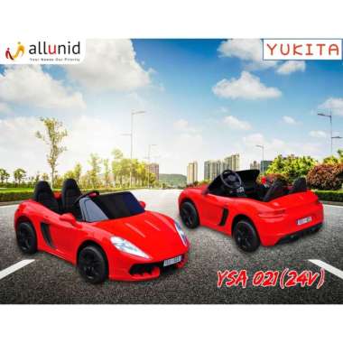 Mobil Aki Porsche Yukita YSA-021 24 Volt (bisa muat 2 orang dewasa)