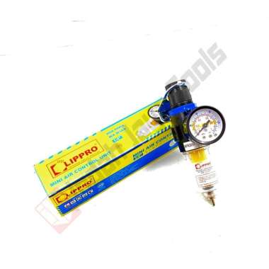 LIPPRO Mini Air Control Unit 1/4 Inch Filter Kompresor Udara Regulator DOUBLE