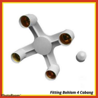 Fitting lampu Cabang 4 Lampu Bohlam Studio EEE3342B