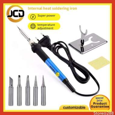 Solder Listrik Timah Solderan Iron Adjustable Temperatur 60W Solder Set