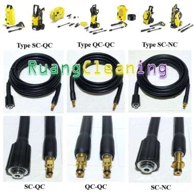 Selang Karcher K1 K2 K3 K4 K5 Panjang 20meter High Pressure Hose 20m for Karcher K Series Spare Part