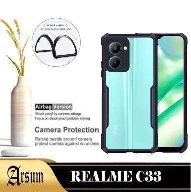 Promo Case Transparan Realme C33 2022 Softcase Cover Airbag