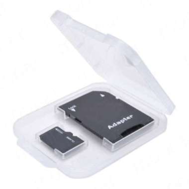 Case Tempat Memory Card MicroSD + SD Card Case Holder