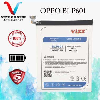 Baterai Vizz Oppo BLP601 Batre A59 / F1S Original