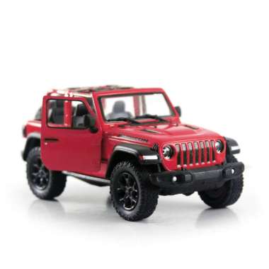 Diecast Miniatur Mainan Mobil Rubicon Merah