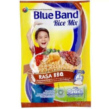 Promo Harga Blue Band Rice Mix BBQ 45 gr - Blibli