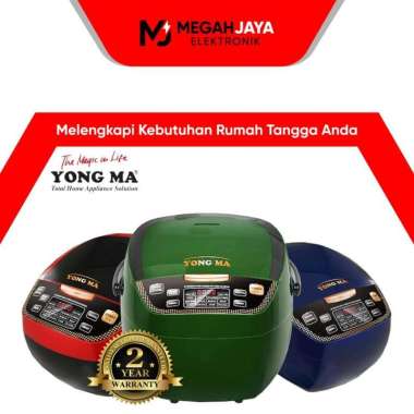 YONG MA / YONGMA RICE COOKER / MAGIC COM SMC 8017 / YMC 8017 (2 L) Hijau NEW