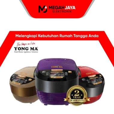 YONG MA / YONGMA RICE COOKER / MAGIC COM SMC 8027 / YMC 8027 (2 L) Ungu NEW