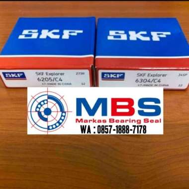 BEARING KRUK AS RX KING 6205 C4 6304 C4 1 SET MERK SKF ASLI