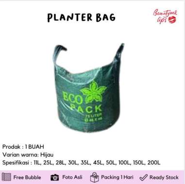 Planter Bag Semua Ukuran Liter 100% Original Made In Indonesia PLANTER BAG 35L