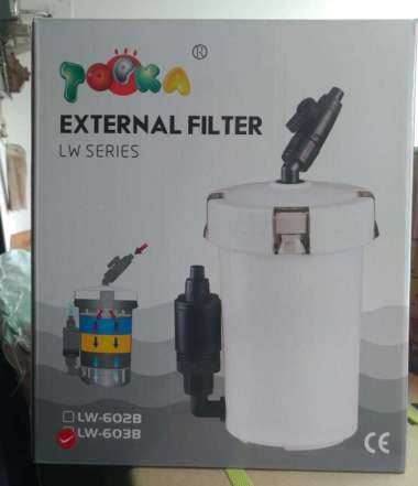 Aquarium filter external canister topka LW 603B U