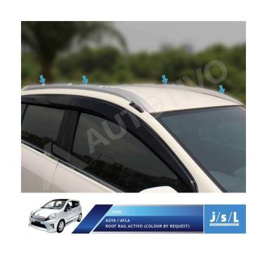 JSL Activo Roof Rail for Agya or Ayla silver