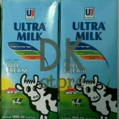 Promo Harga Ultra Milk Susu UHT Low Fat Full Cream 1000 ml - Blibli