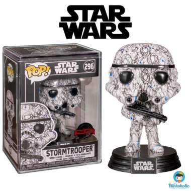 Funko POP! Star Wars - Stormtrooper Futura with Protector Action figure [Exclusive]