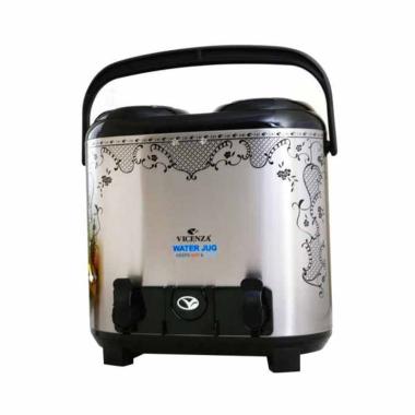 Vicenza VM1202WJ Motif Camelia Twin Series Water Jug Silver