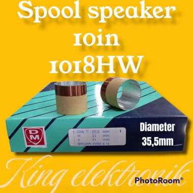 spol spul spool spoel speaker 10 inch acr 1018hw DM alumunium