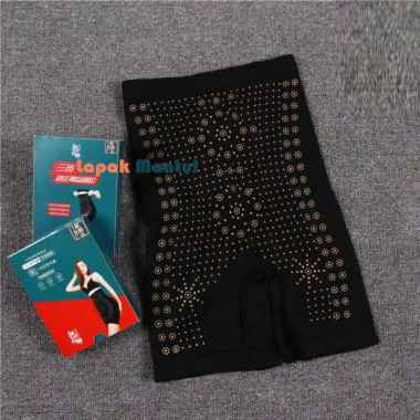 Korset Infrared Wanita Slimming Pant Celana Korset Pelangsing Korset Sensor dan Kawat Penyangga Blac