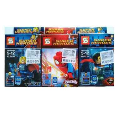 Sy SY180 Bricks Mini figure Super Heroes [3 pcs]