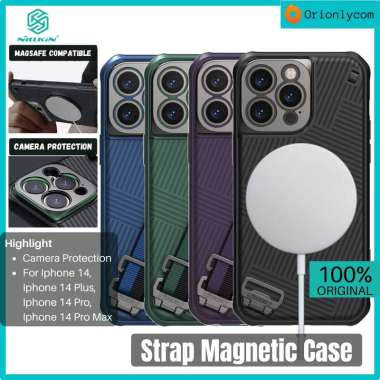 Case Iphone 14 Pro Max / 14 Plus NILLKIN Strap 3D Stripes MagSafe Magnetic Casing Iphone 14 Pro Max