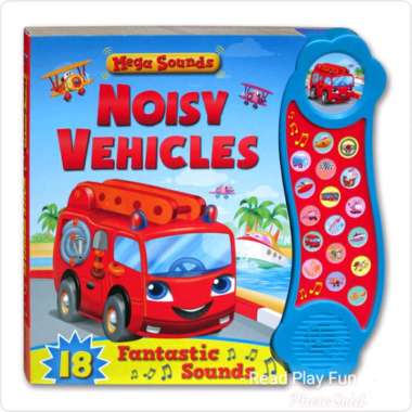 Noisy Vehicles Mega Sound Board Book with 18 Fantastic Sounds