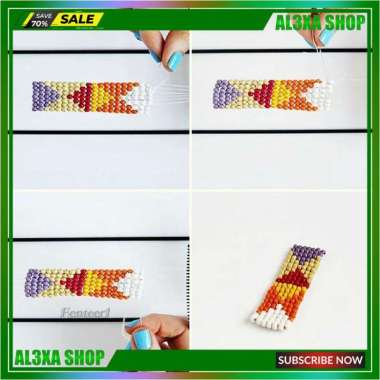 Set Alat Tenun Manik-Manik Kait Lobster Membuat Perhiasan Kalung