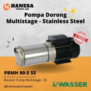 Wasser PBMH 90 – 5 SS Pompa Dorong Stainless Steel Non Otomatis