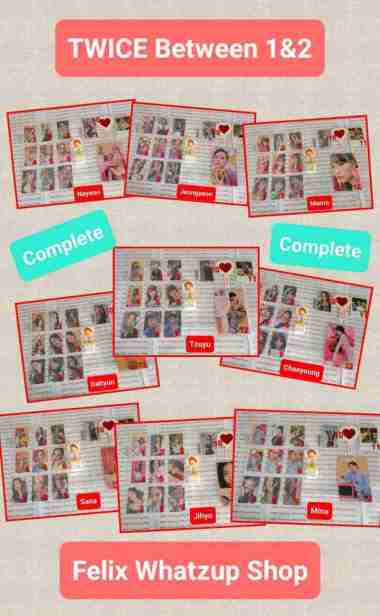 Twice Between 1&2 Photocard Album Official PCBNEFITSHARE-CHAEYOUNG