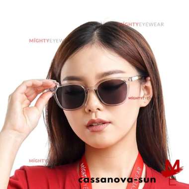 Kacamata Hitam Wanita Normal Dan Minus Cassanova-Sun Sunglasses Korea LensaHitamMinus