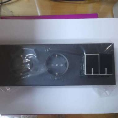 Stop Kontak+Stop Kontak +Seri Hitam Panasonic