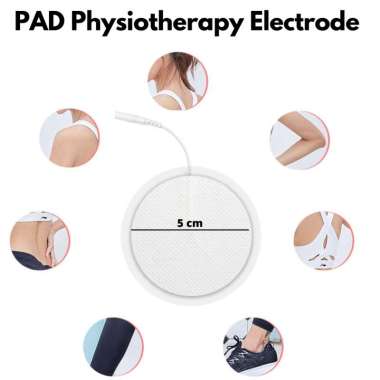 Pad Tens Cervical Bulat / Pads Model Bulat / Electrode tens Pads