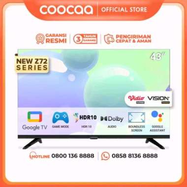 TV LED COOCAA 43Z72 GOOGLE TV DIGITAL 43 INCH DOLBY AUDIO