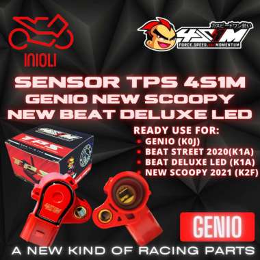 TPS SENSOR 4S1M GENIO NEW BEAT DELUXE LED BEAT STREET SCOOPY 2020 2021 K0J K1A K2F SENSOR TPS RACING