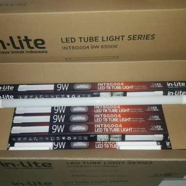 TL LED TUBE IN-LITE INLITE 9W 9 W WATT Kuning