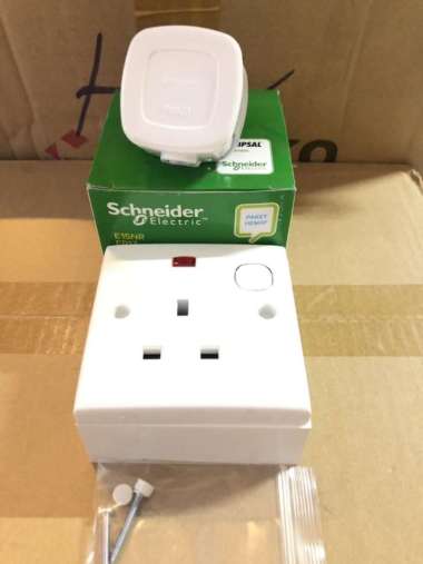 STOP KONTAK AC 1 SET MERK CLIPSAL SCHNEIDER KOMPLIT