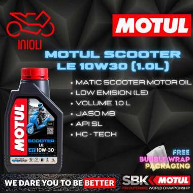 OLI MOTUL SCOOTER LE 4T 10W30 1L OLI MOTUL IMPORT PREMIUM