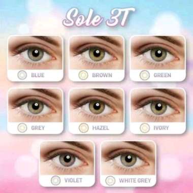 Softlens TopGel Sole 3T EOS ( Normal ) Gray