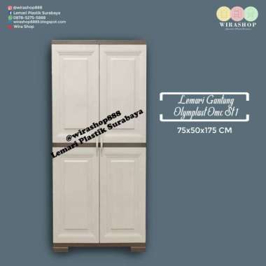lemari plastik olymplast 2 pintu OMC ST 1 OMC ST 2 khusus luar kota omc st 2