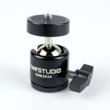 Mini Ball Head Tripod HP Kamera Smartphone Ulir 1/4 TaffSTUDIO QM3624 CNS