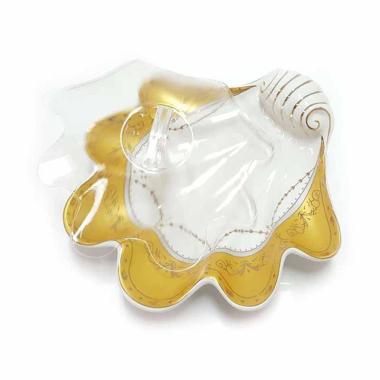 Vicenza H11-C Motif Padi Piring Kerang dengan Tutup white