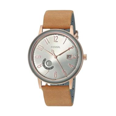 Fossil ES4266 Tali Kulit Jam Tangan Wanita - Coklat BROWN