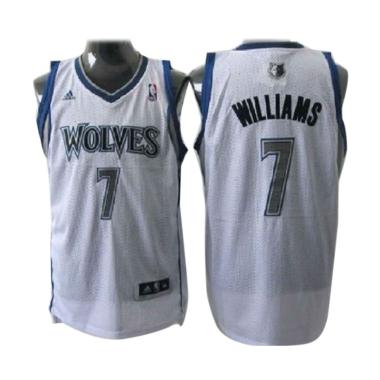 adidas NBA Timberwolves Derrick Williams Jersey S white