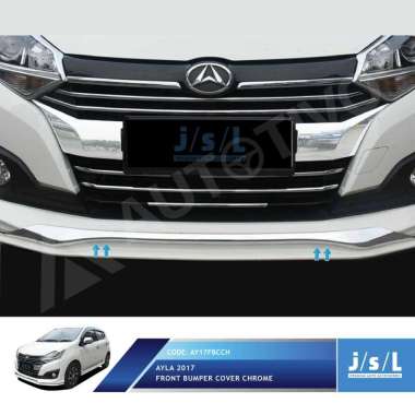 JSL Lis Bumper Depan for New Ayla 2017 CHROME
