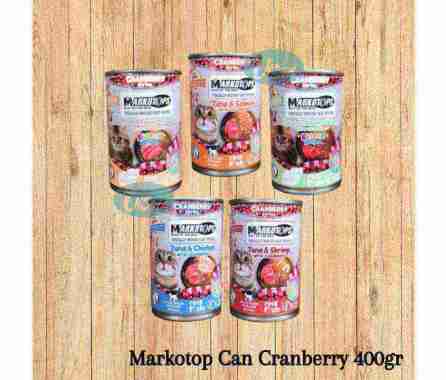 Markotop Cranberry 400 gr Cat Food - Makanan Kucing Can Wet Food Kitten Tuna