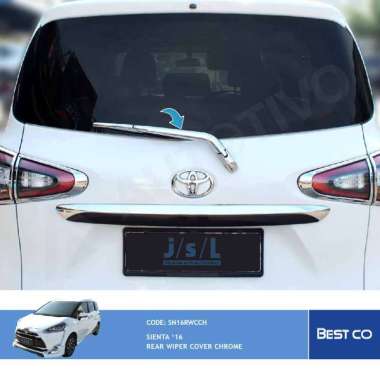 JSL Cover Wiper Sienta Rear Wiper Cover CHROME