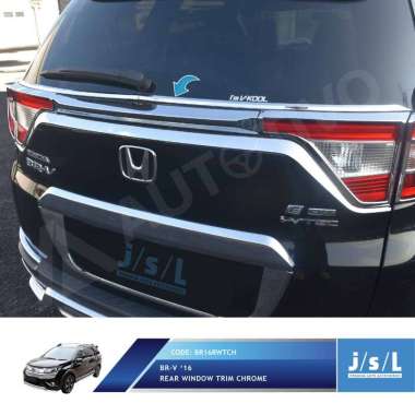 JSL List Kaca Belakang Mobil for BRV CHROME